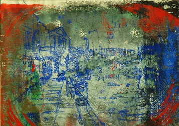 Chemin de halage, fin de soirée